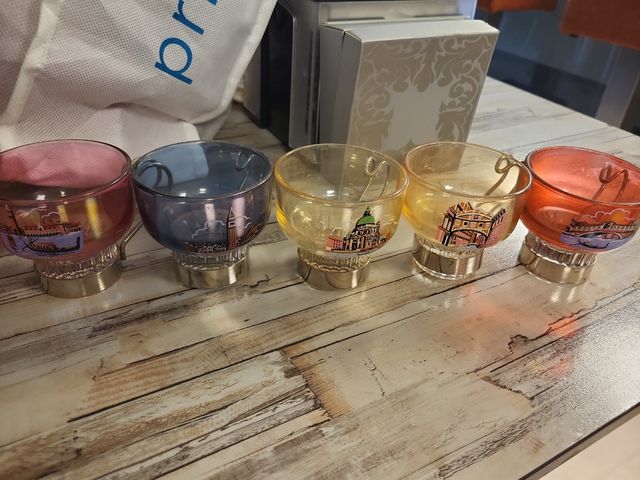 Tazas Venecia vintage (5 unidades)
