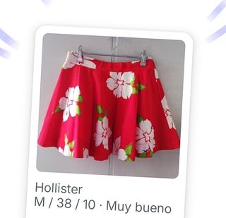 Falda juvenil Hollister - Flores