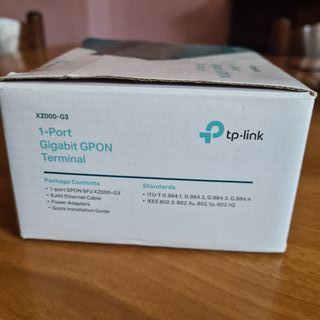 TP-Link XZ000-G3 GPON Terminal + GPON PMG3000-D20B