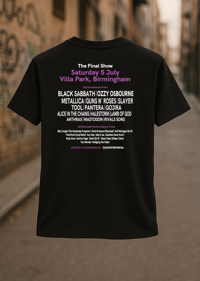 Camiseta Ozzy Osbourne Back to the Beginning 