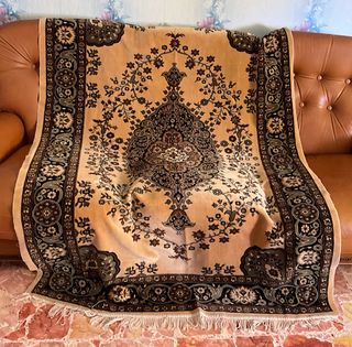 Tappeto Beige e Marrone 135x194 cm