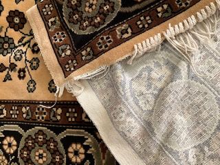 Tappeto Beige e Marrone 135x194 cm