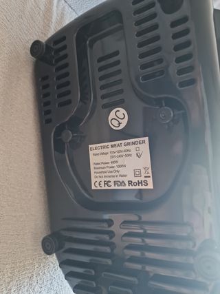 Picadora carne electrico nuevo  - Acero inoxidable