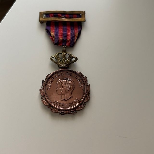 Medalla Campaña Cuba 1895-1898