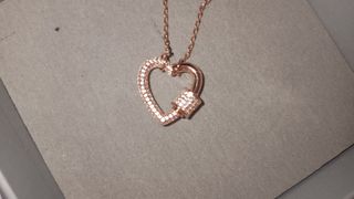 Collar Lotus Silver corazón