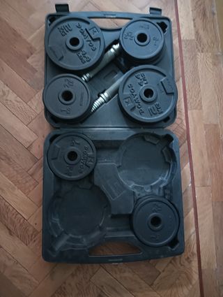 Mancuernas 16kg - 4x2kg + 12x1kg