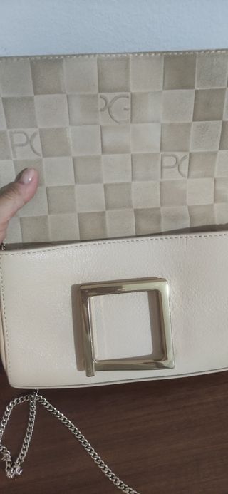 Bolso Purificación García beige