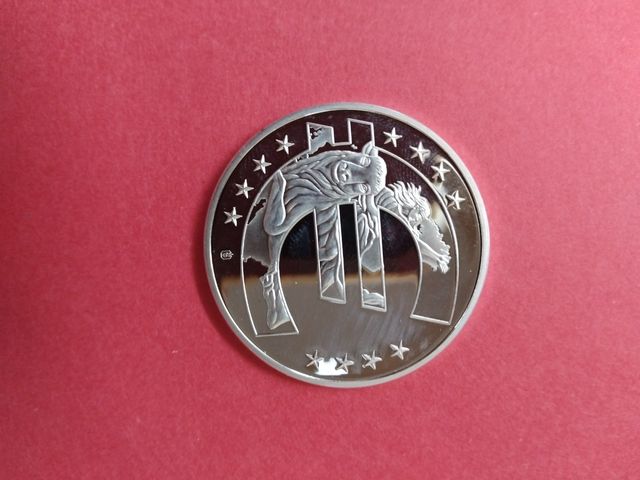 MONEDA JETON 40mm (FRANKFURT) PLATA 330.