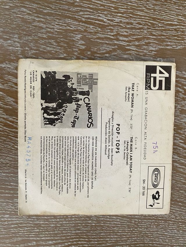 Vinilo Pop Tops: That Woman