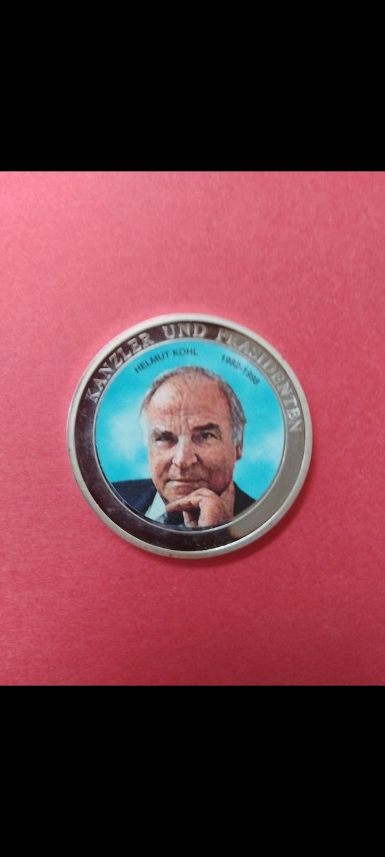 JETON 🇩🇪 ALEMANIA 40 m.m. Helmut Kohl 1982-1998