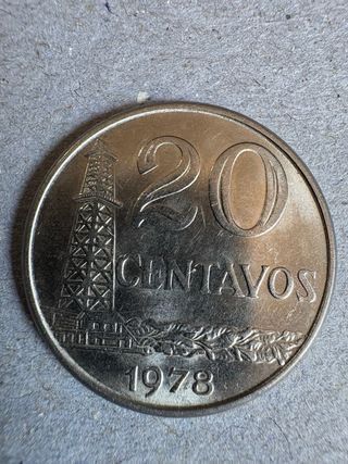 Pack de 2 Monedas Antiguas de Brasil 🇧🇷 – 5 y 20