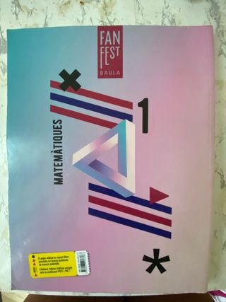 Libro de matematicas, Real i imaginari 1r de batxi