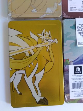 Lote de 6 steelbook Pokémon