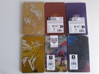 Lote de 6 steelbook Pokémon