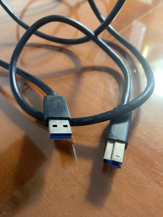 Cable USB 3.0 A-B 1,8m - Datos y Carga
