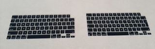 2 Protectores teclado Macbook - Negro