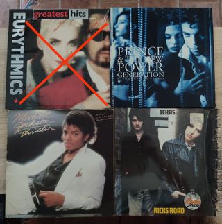 Vinilos Prince, Michael Jackson, Texas