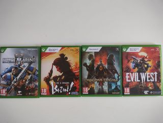¡OFERTA!
Paquete de 4 Juegos 
Xbox Series X/S
