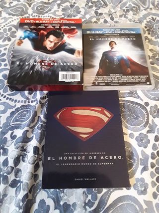 El Hombre de Acero - Blu-ray, DVD + Libro
