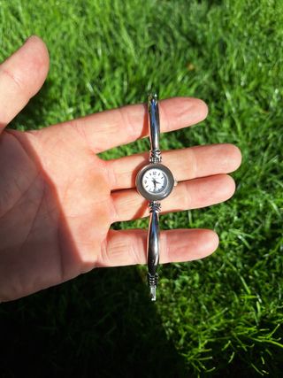 Reloj Pertegaz mujer, chapado oro blanco