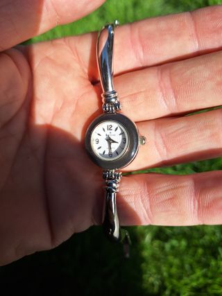 Reloj Pertegaz mujer, chapado oro blanco