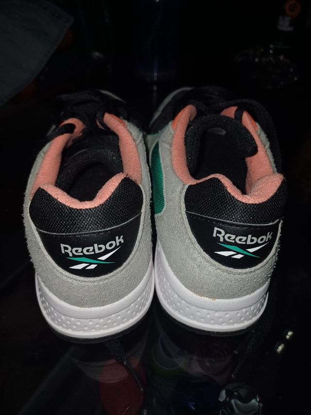 Ténis Reebok para rapaz - cinzento e preto
