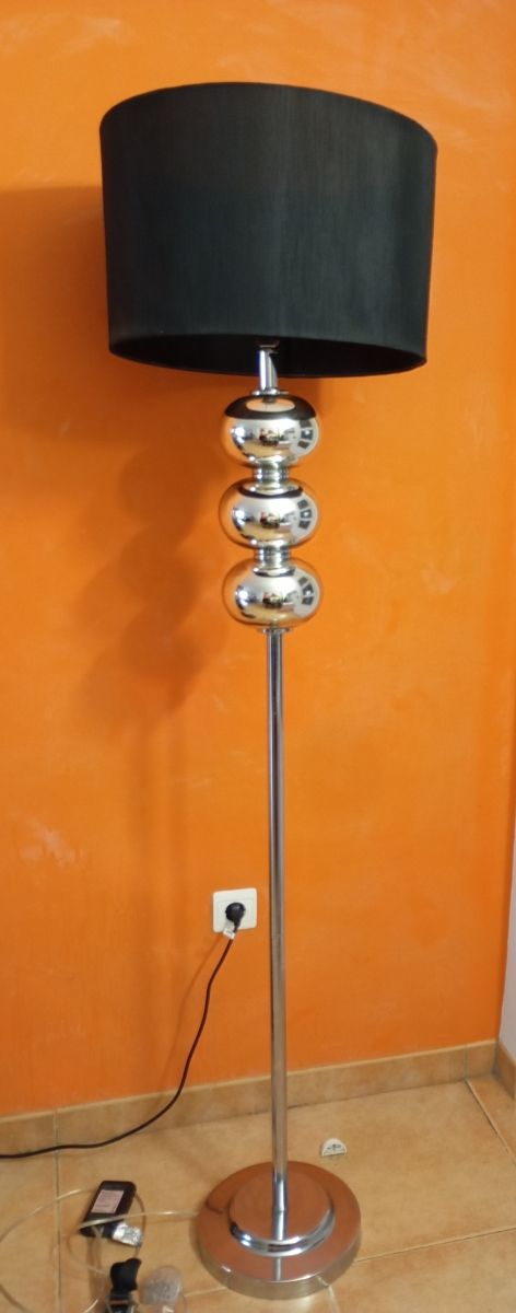 Lámpara pie moderna - Tulipa negra