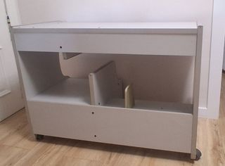 Mesa escritorio con cajones - Gris beige