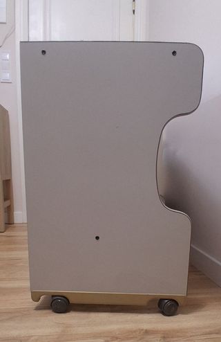 Mesa escritorio con cajones - Gris beige