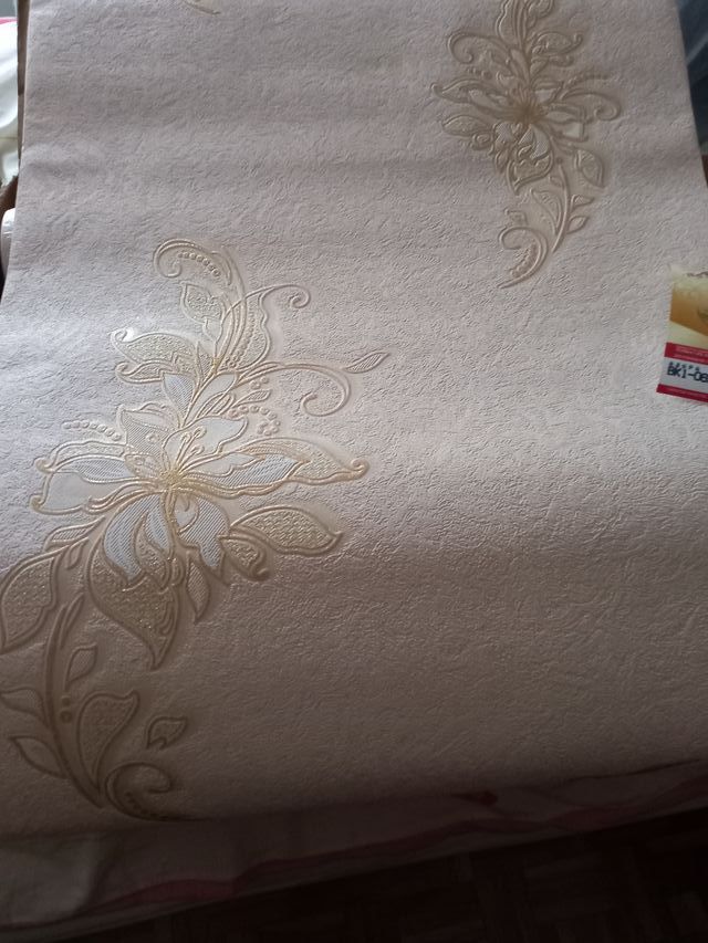 Papel pintado para pared beige PREMIERE. 3 rollos.