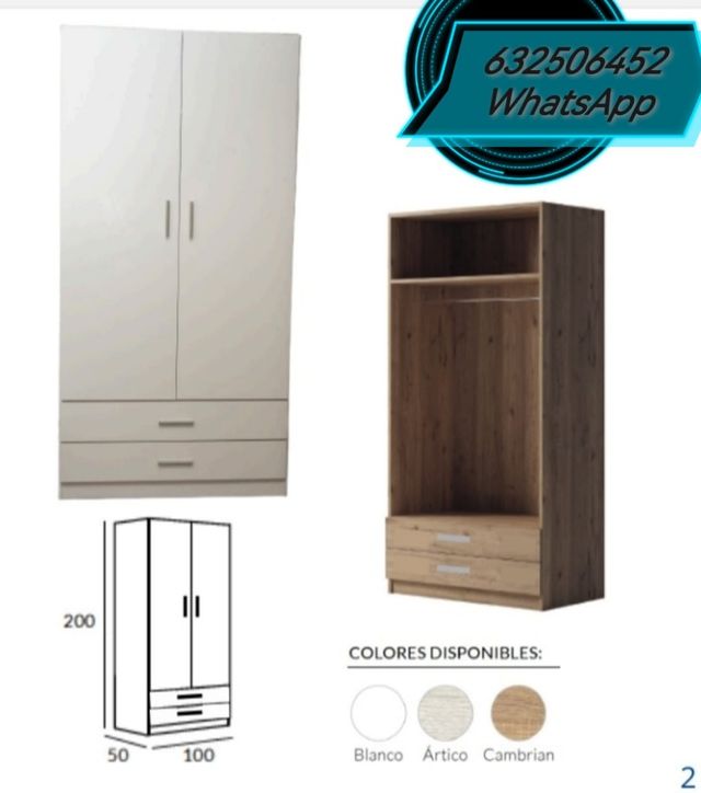 Armarios de 2, 3 y 4 puertas ( Al mejor precio)