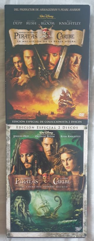 Piratas del Caribe DVD (2 Películas)
