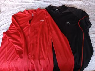2 Camisetas ciclismo hombre XL manga larga