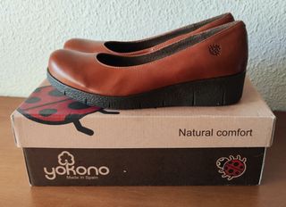 Yokono - Zapatos Piel Marrón