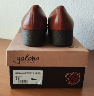 Yokono - Zapatos Piel Marrón