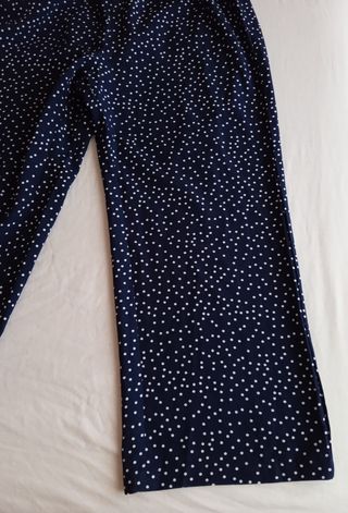 Mono lunares azul y blanco