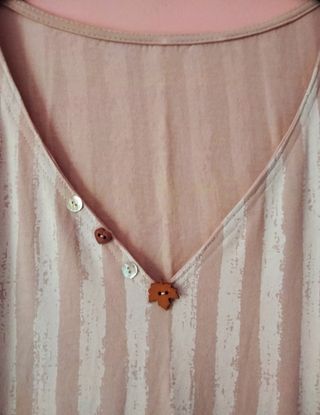 Vestito lungo cotone rosa antico