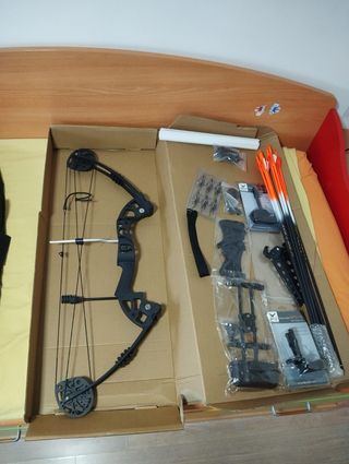 Arco de poleas nuevo + flechas
