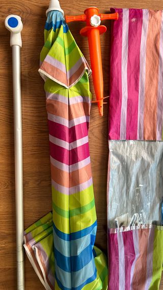 Sombrilla playa multicolor