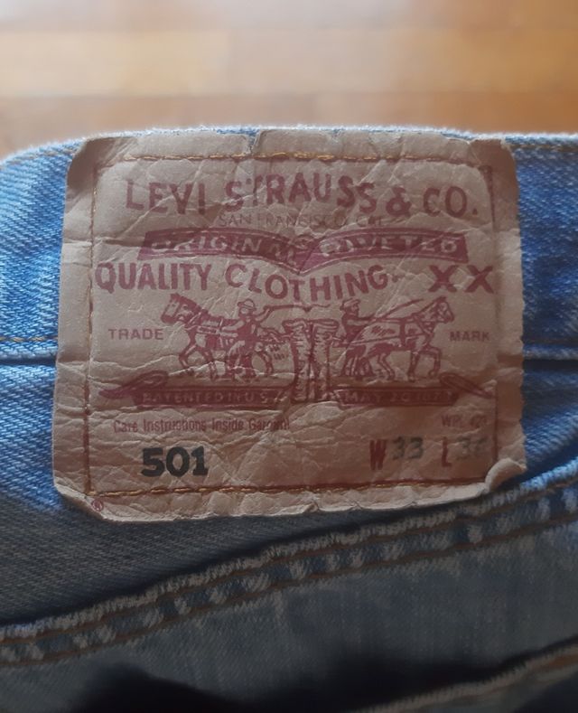 Jeans Levi's 501 blu