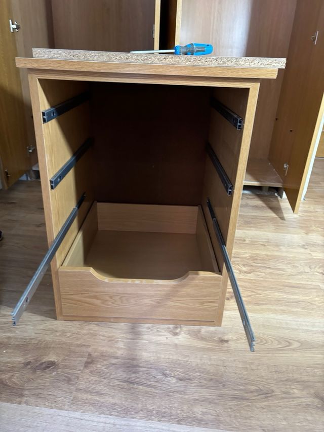 Cajonera madera maciza 5 cajones