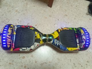 Hoverboard con silla + funda + cargador como nuevo