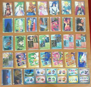 36 cartas TALES OF DESTINY. Trading Cards.