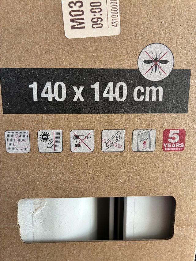 Mosquitera enrollable 140x140cm Leroy Merlin