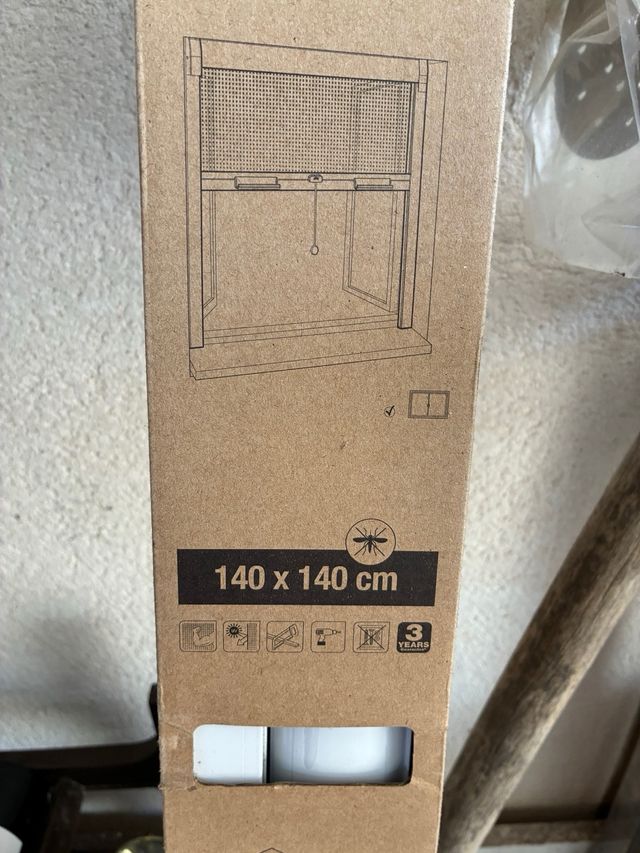 Mosquitera enrollable 140x140cm Leroy Merlin