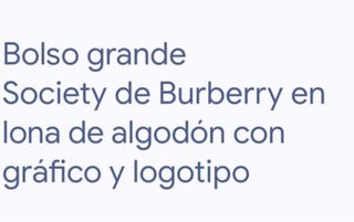 Bolso Burberry Beige y Marrón
