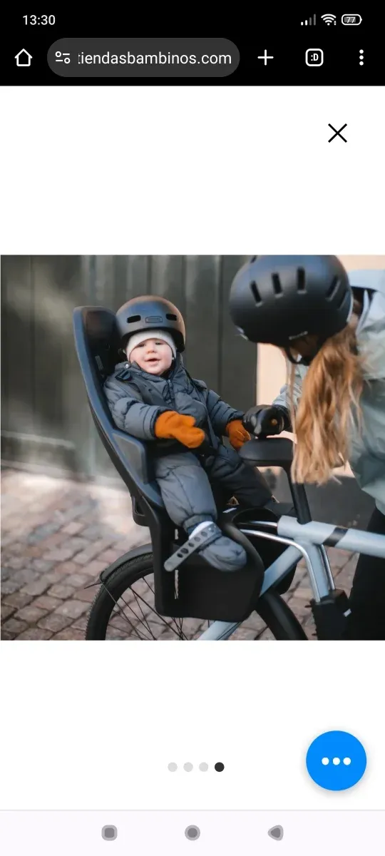 Silla bici Yepp Maxi - Negra