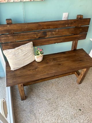 Banco madera jardín - Beige