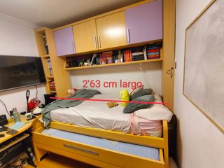 Dormitorio juvenil con cama nido