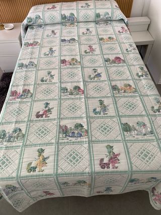 Colcha bouti cama 90/105cm - algodón